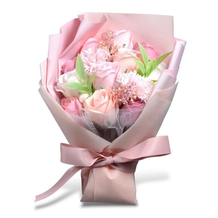 BOUQUET FIORI IN GIFT BOX PINK